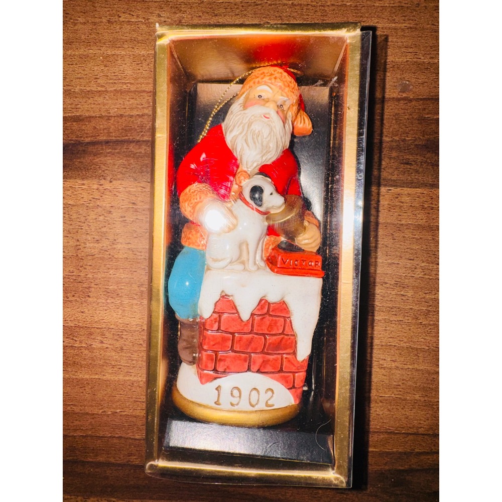 Vintage Memories of Santa Collection 1902 Ornament Hand Painted Figurine
